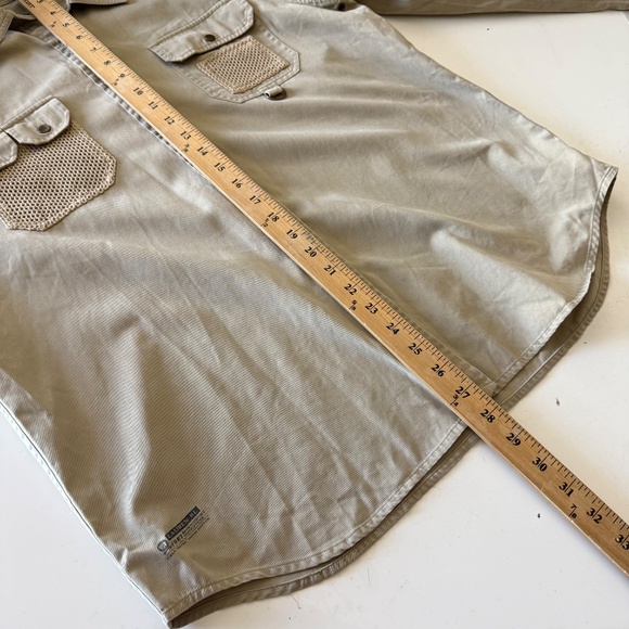 Lauren Ralph Lauren 67 Backcountry Outfitters Safari Snap Field Shirt Size LARGE - Picture 9 of 9